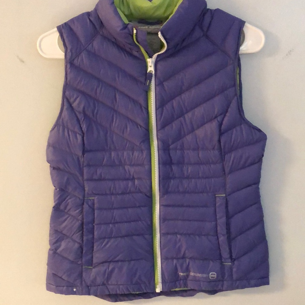 Free Country Purple Puffer Down Vest - 2